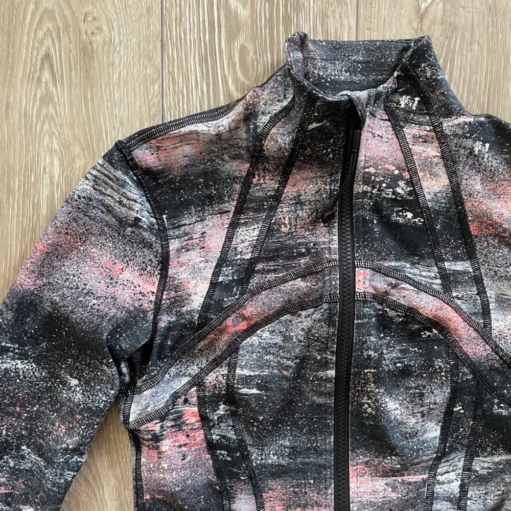 lululemon | Define Jacket in Azurite Poppy Coral Multi - Picture 4 of 12